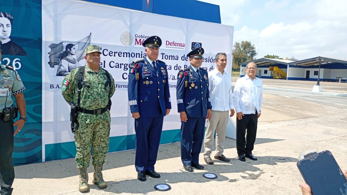Jorge Cruz Carrillo toma protesta como comandante de la Octava Zona Aérea Militar