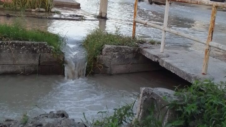 Mega Fuga de Agua Potable en Ciudad Madero