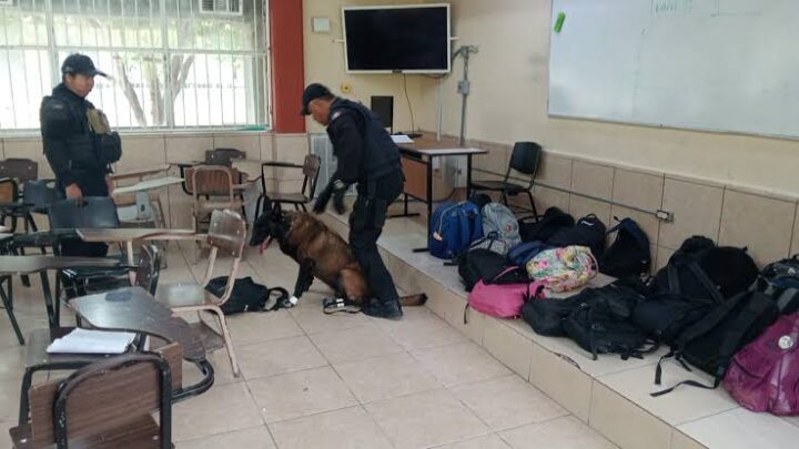 Aplican Operativos Mochila Con Apoyo Canino En CETIS Y CBTIS De La Frontera; Analizan Ampliarlos A Todo Tamaulipas.