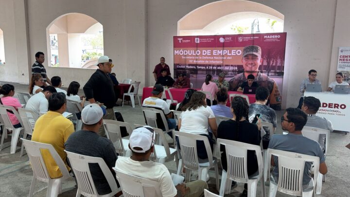 Instalan Módulo De Reclutamiento De La SEDENA En Ciudad Madero; Ofertan Más De 50 Vacantes.