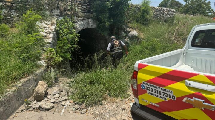 Protección Civil Madero inspecciona túneles ferroviarios para prevenir riesgos por lluvias.