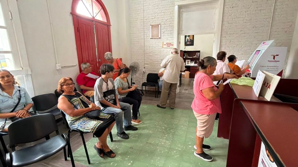Adultos Mayores Incrementan Trámites En El Registro Civil De Tampico.