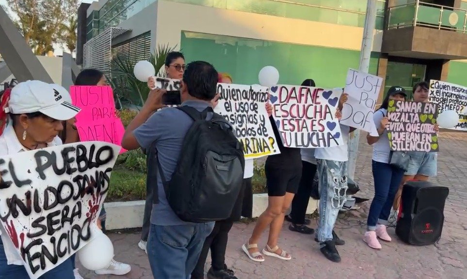 Ciudadanos Marchan En Ciudad Madero Para Exigir Justicia Para Dafne.