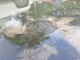 Aguas Negras Afectan Acceso A Escuela; Vecinos Piden Intervención De COMAPA Sur.