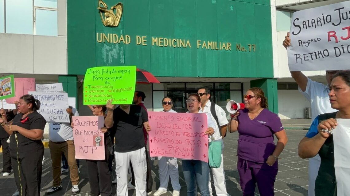 Denuncian carencias en el Hospital General Regional  del IMSS y rechazan aumento salarial.