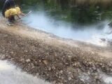 Hidrocarburo Contamina Zona Lagunaria Cerca Del Río Barberena